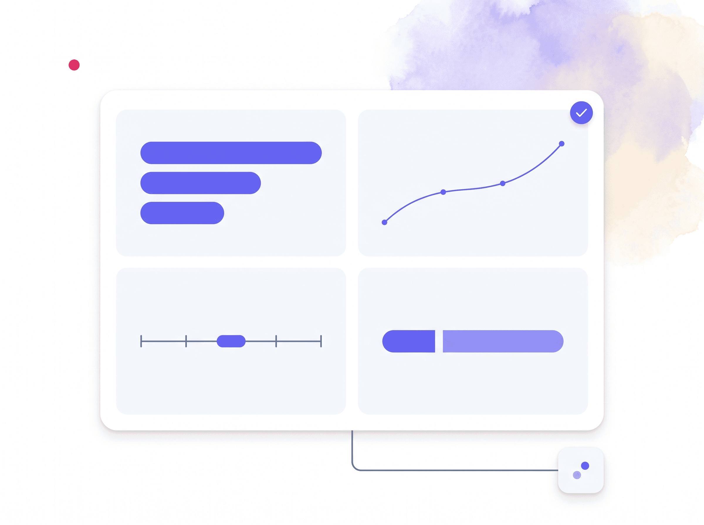 Executive dashboard with ROI and sales-cycle metrics cross-referencing marketing and corporate CRM data
