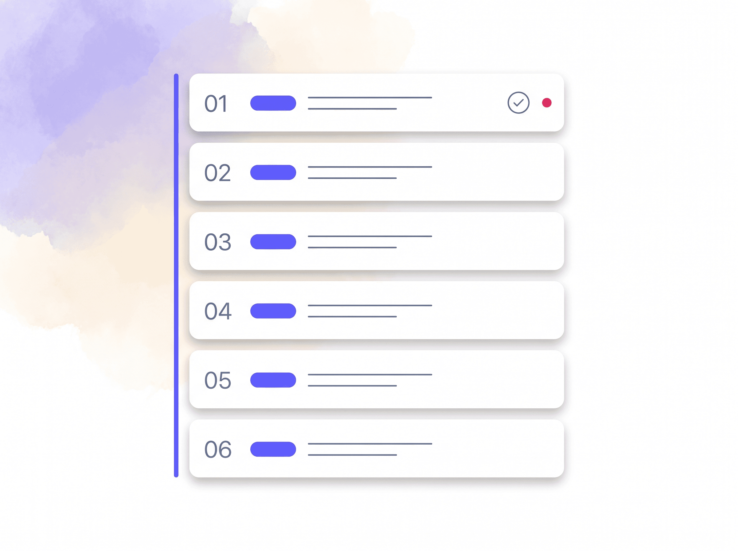 Topic queue by niche, filtered by professional board